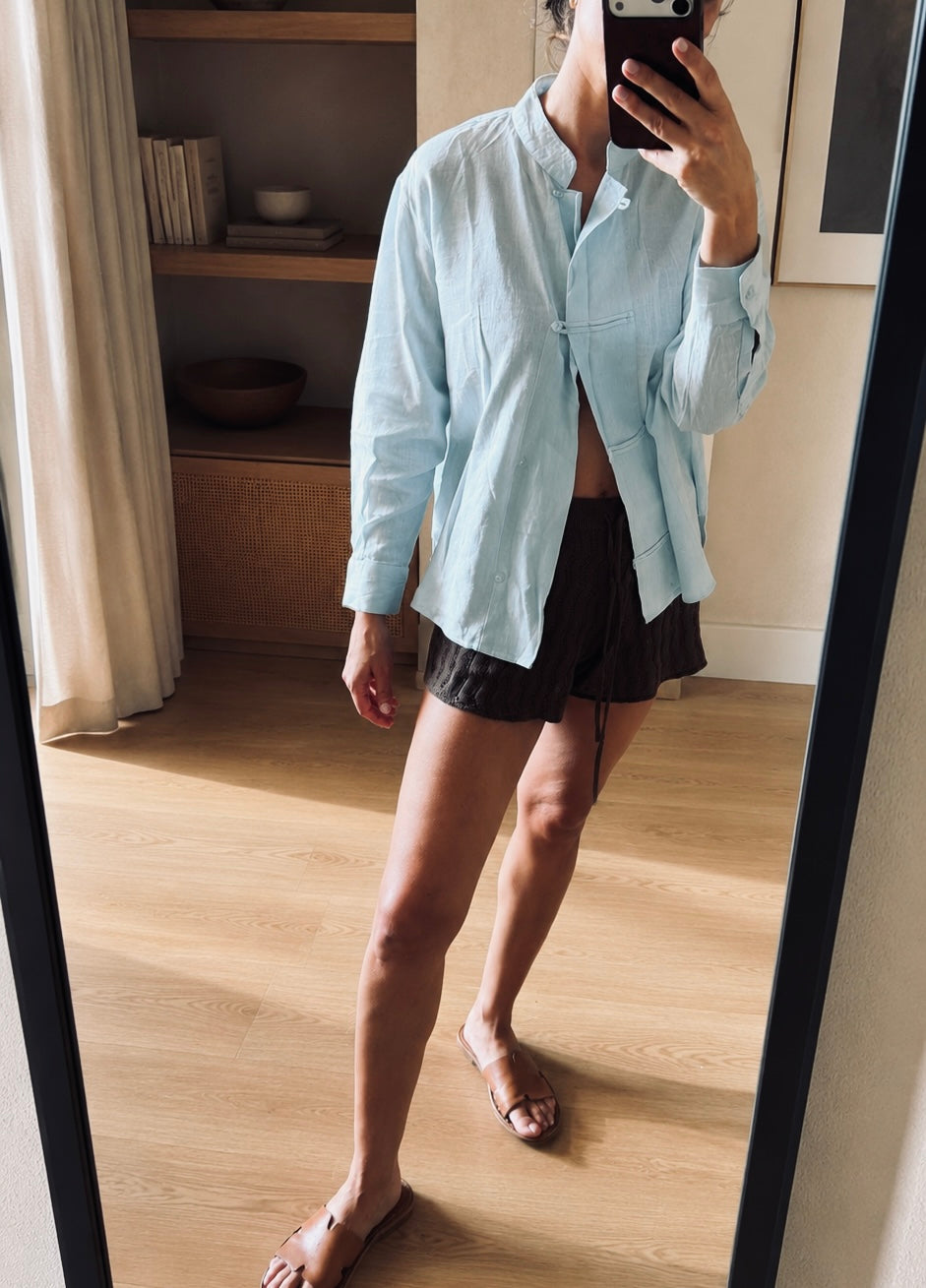 Blusa Evora - Celeste