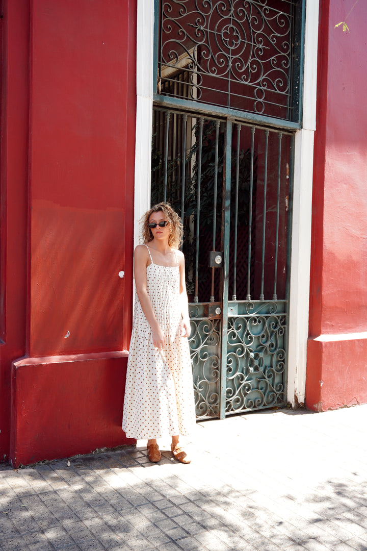 PRE VENTA / Vestido pliegues - Puntos