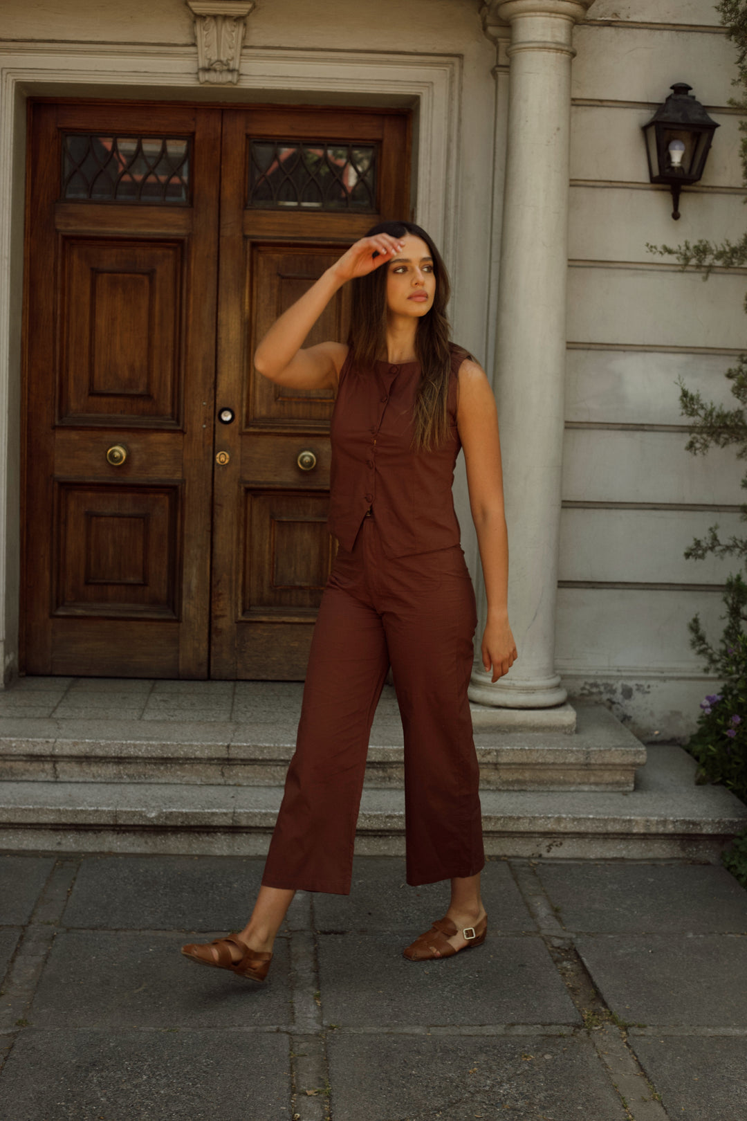 Pantalón Faro - Coffee