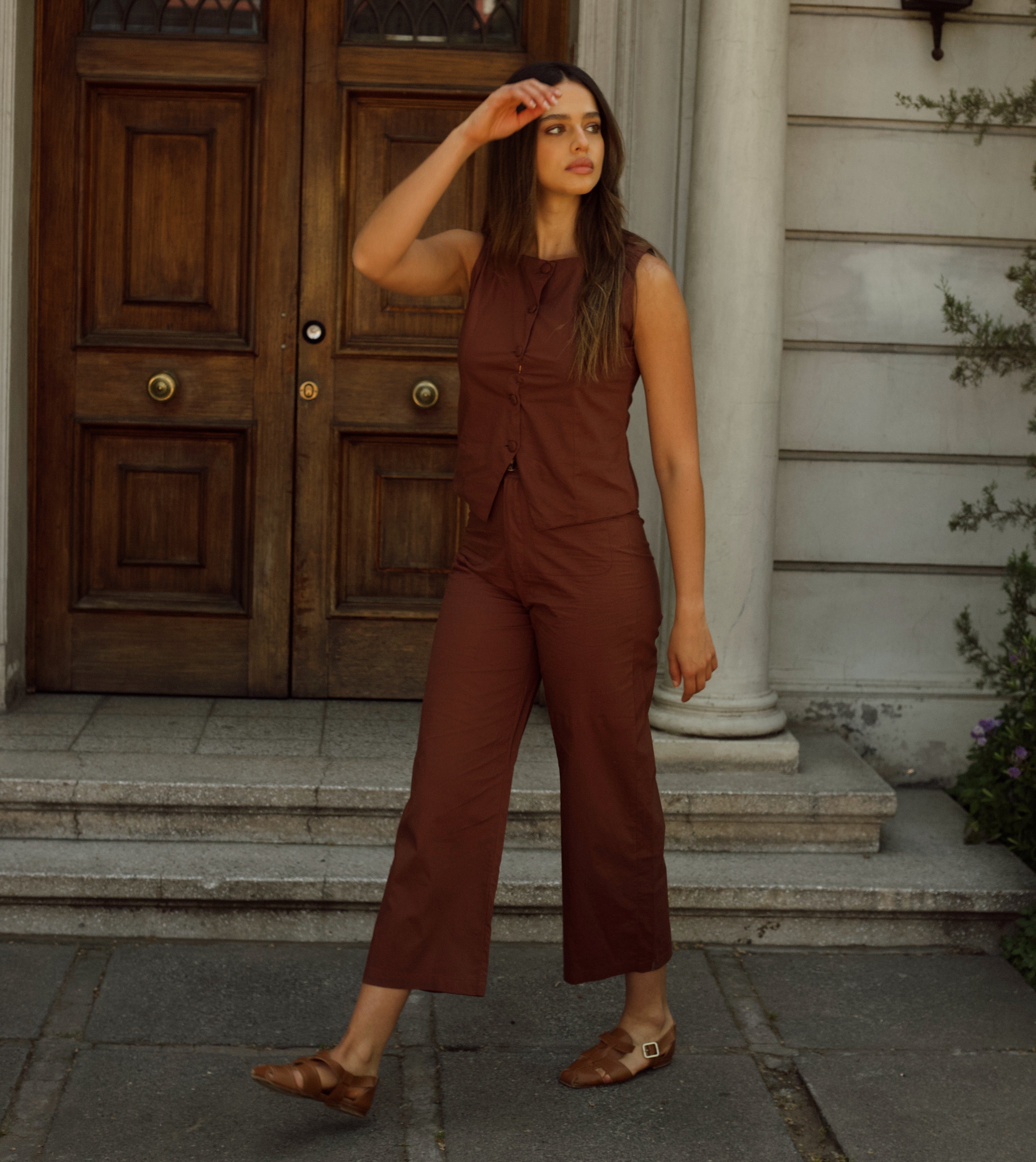 Pantalón Faro - Coffee