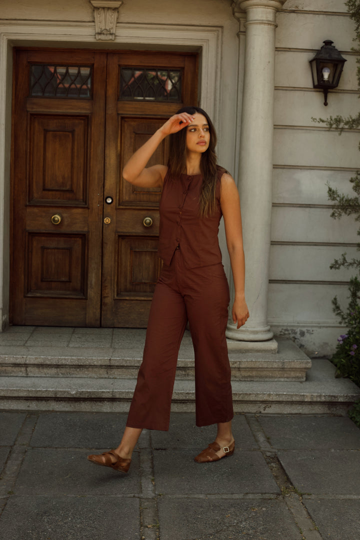 Pantalón Faro - Coffee