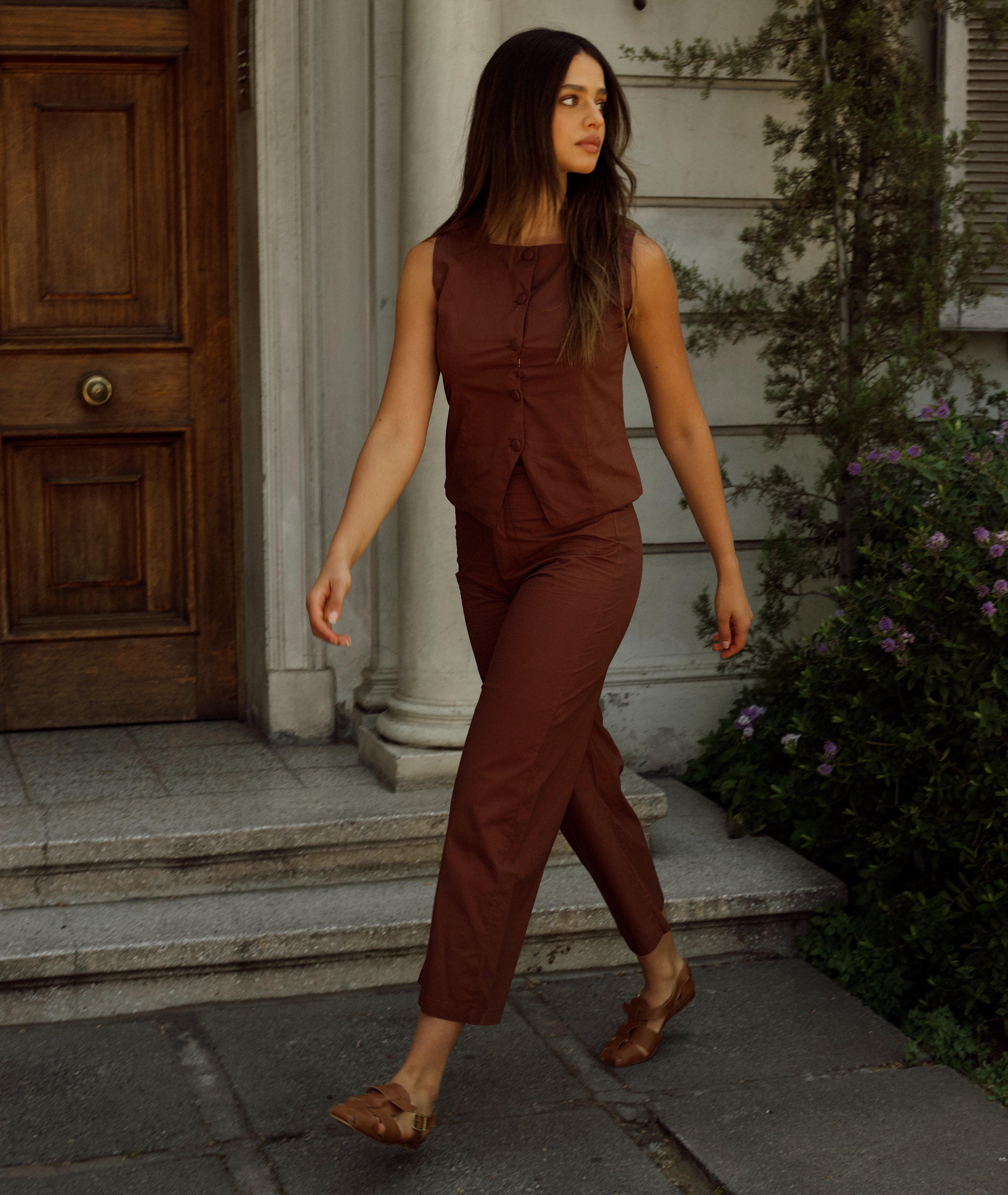 Pantalón Faro - Coffee